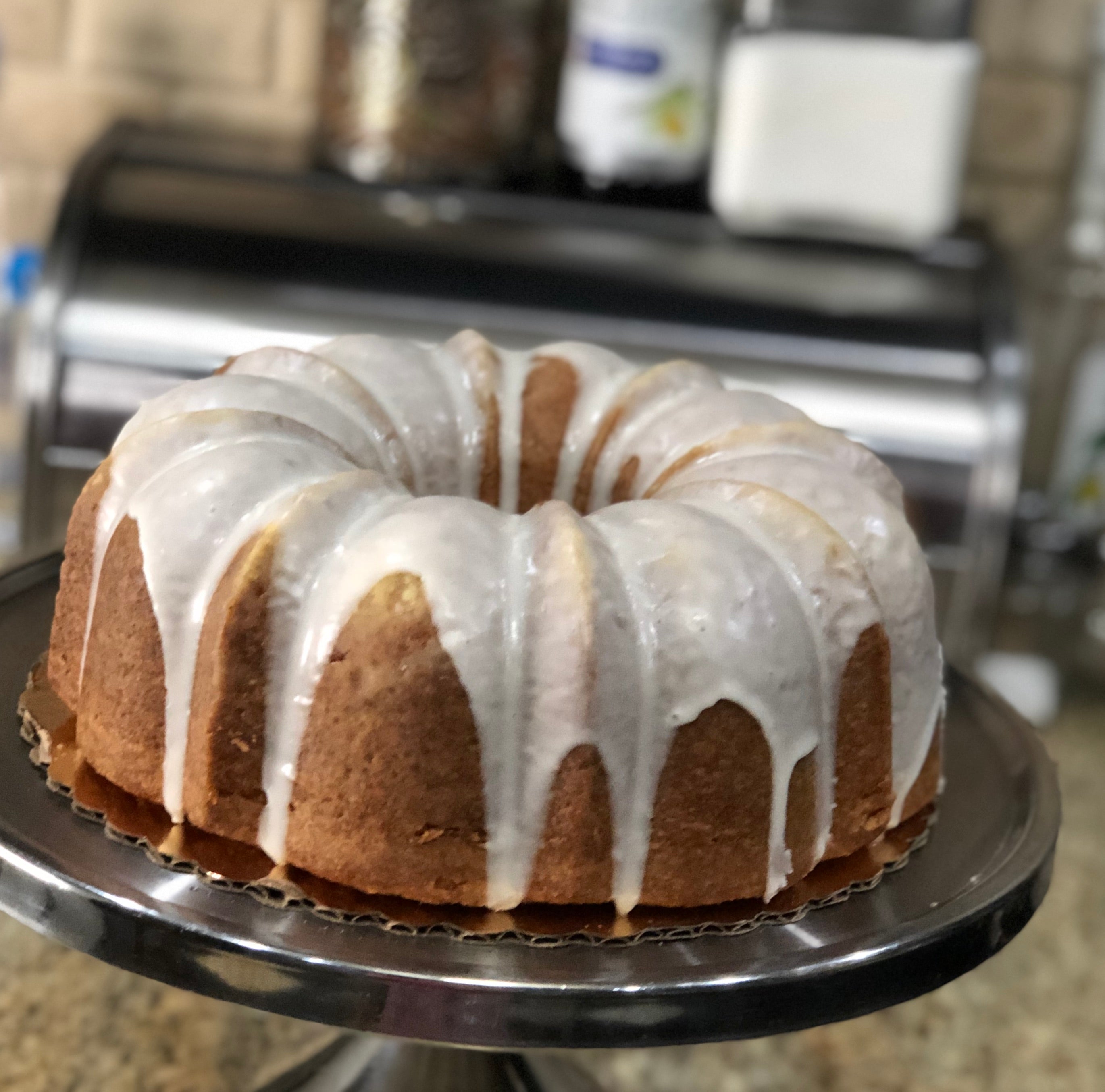 Nana's  Lemon Glazed Pound Cake