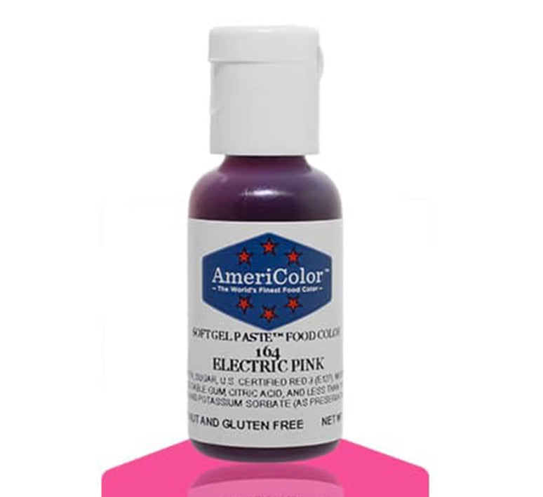 Americolor Electric Pink Soft Gel Paste Food Coloring, .75 oz.