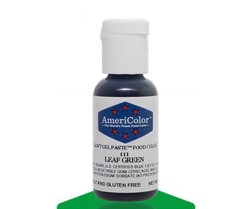 Americolor Leaf Green Soft Gel Paste Food Coloring, .75 oz.