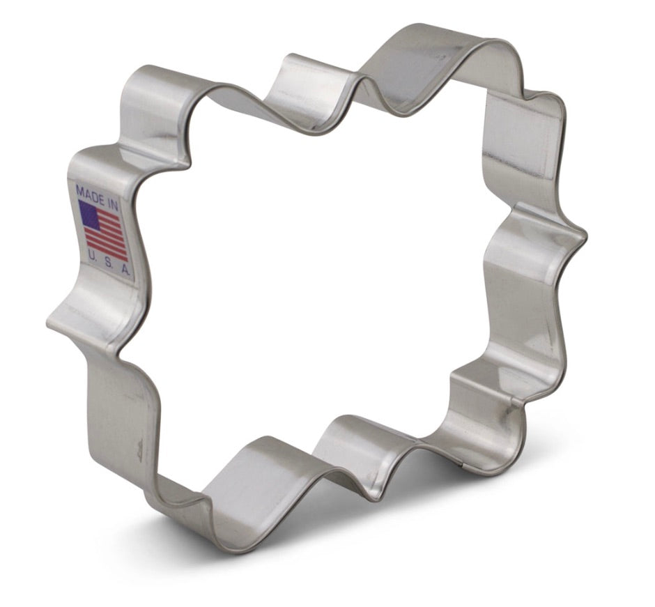 Square Plaque Cookie Cutter-3 3/8" x 4"