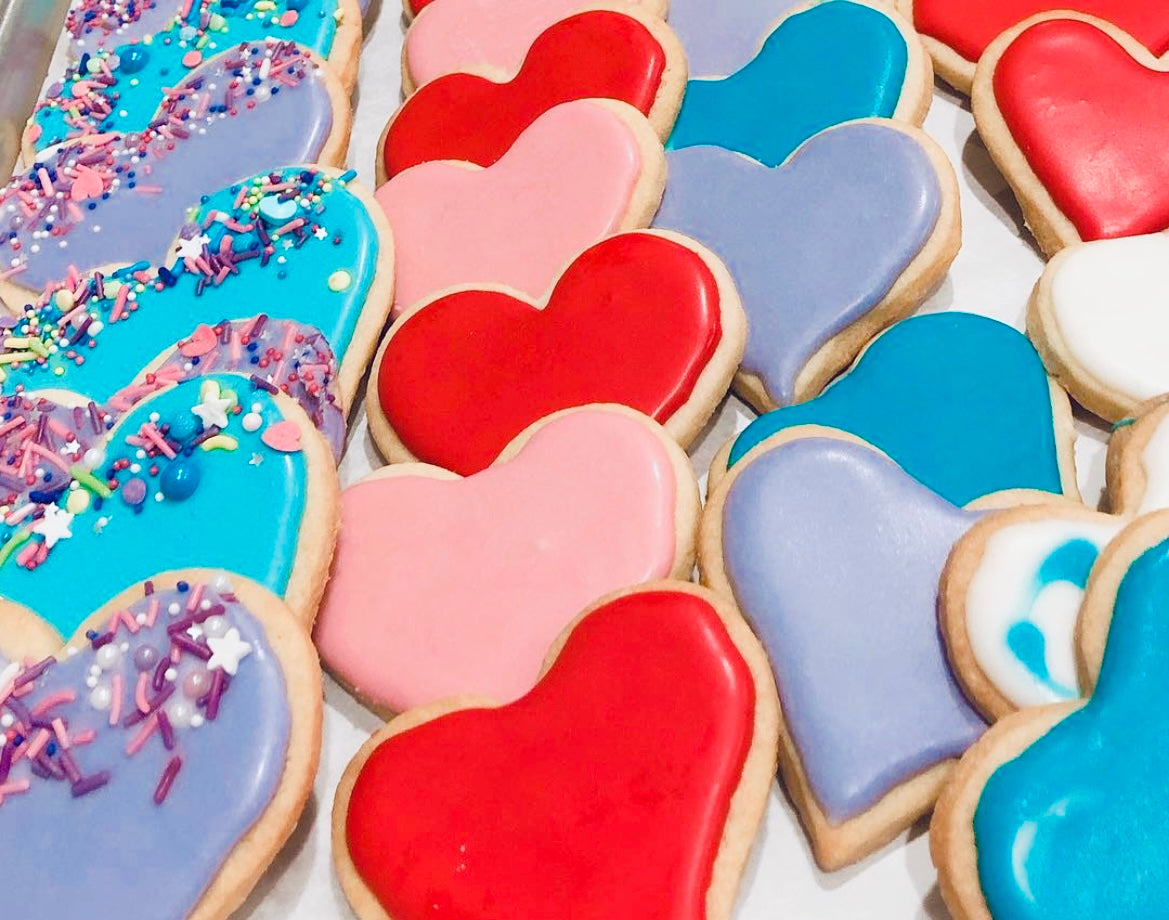 4pc Teardrop Heart Cookie Cutter Set