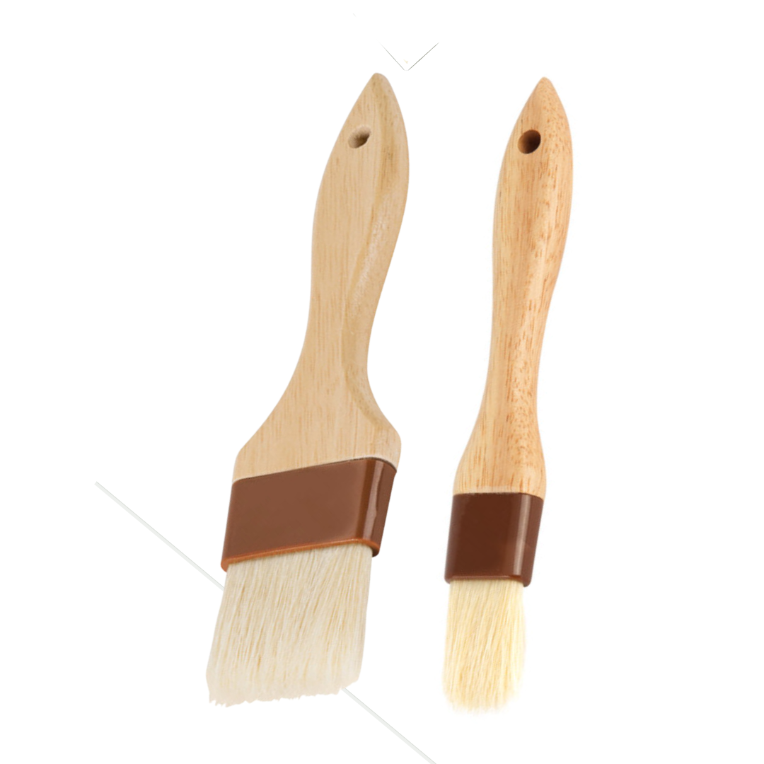 Pastry/Basting Brush w/Boar Bristles-2Pk