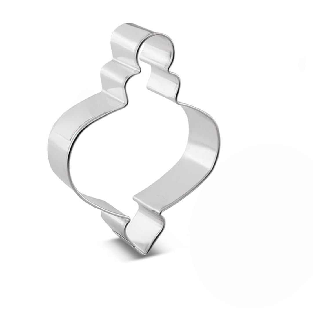 Christmas Finial Ornament Cookie Cutter, 4.25"