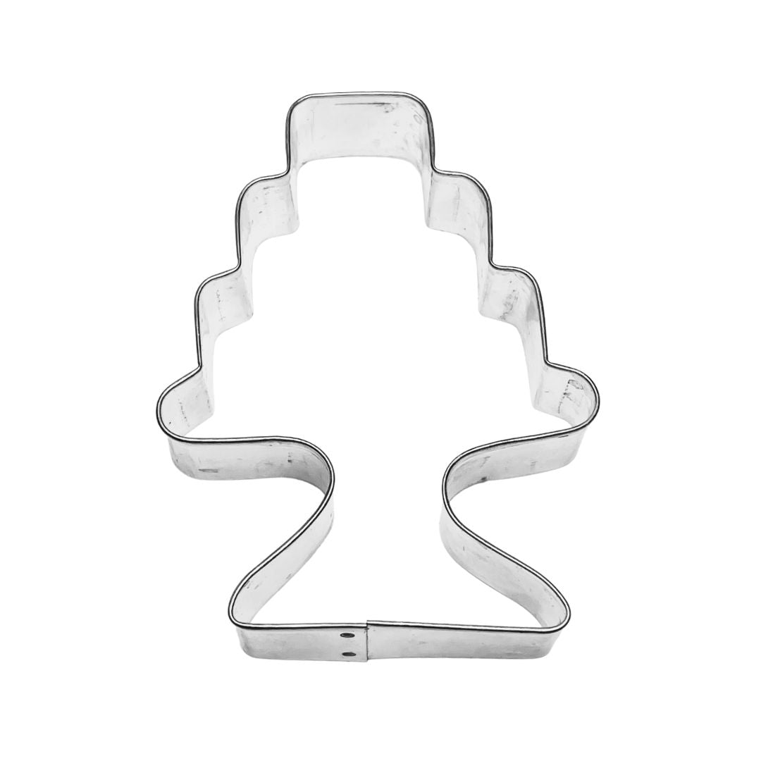 Cake With Stand Cookie Cutter 4.5"